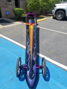 picture of finished dragster